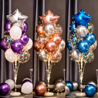 Flowerva Balloon Stand Column Floor/Table Decor for Birthday Party Scene Setup