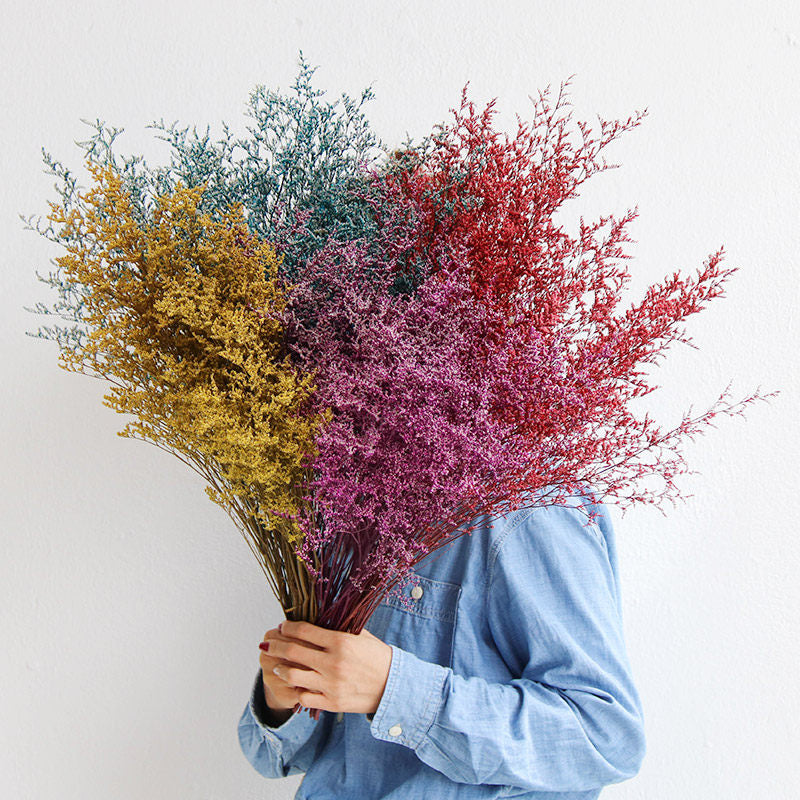 Flowerva  Preserved Limonium (Sea Lavender) Dried Flower Bouquet