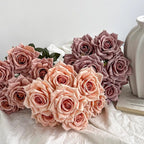 Flowerva  Cappuccino-Hued Premium Faux Rose