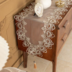 Flowerva Luxurious Lace Table Runner — Elegant Nordic Modern Style Decor