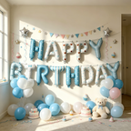 Flowerva 16 Inch Balloons Kids Birthday Party Decorations Backdrop Decor