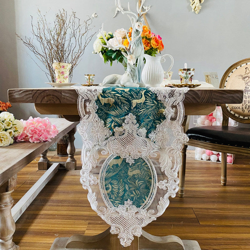 Luxury European Lace Table Runner
