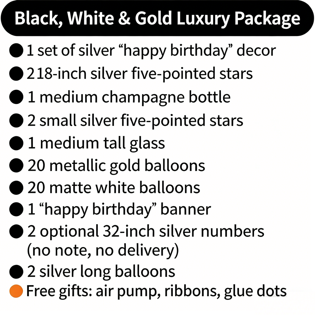 Flowerva Birthday party scene decoration balloon set