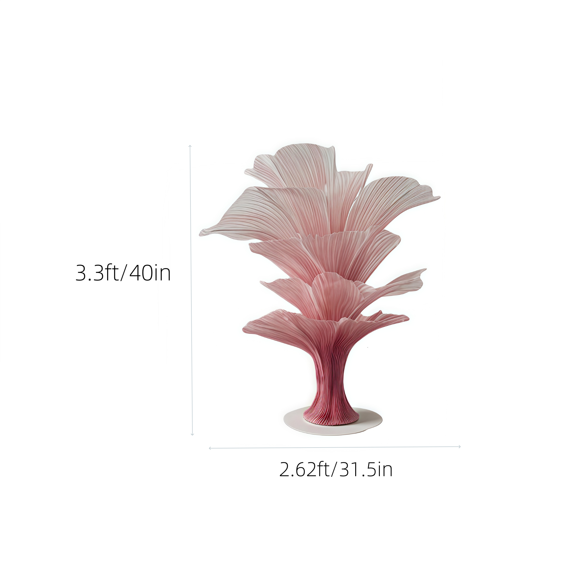 Clearance Flash Sale|Flowerva "Romantic Light" Table Flower