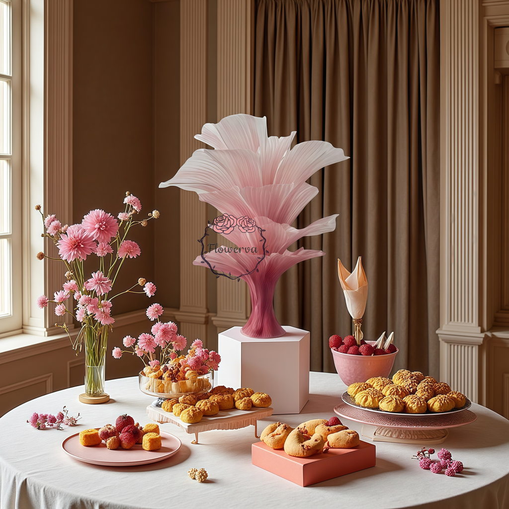Clearance Flash Sale|Flowerva "Romantic Light" Table Flower