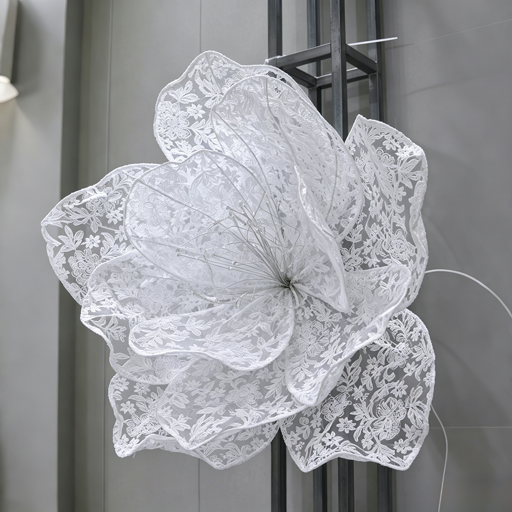 Flowerva Lace Silhouette Floral Art Installation
