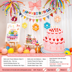 Flowerva Kids Birthday Party Balloon Decorations Scene Layout Set