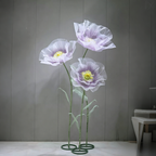 Flowerva Sheer Petal Sculpture Premium Decor