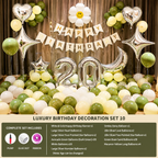 Flowerva Birthday Party Balloon Set Atmosphere Scene Decoration