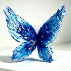 Flowerva Butterfly Veil Arc Art Accent