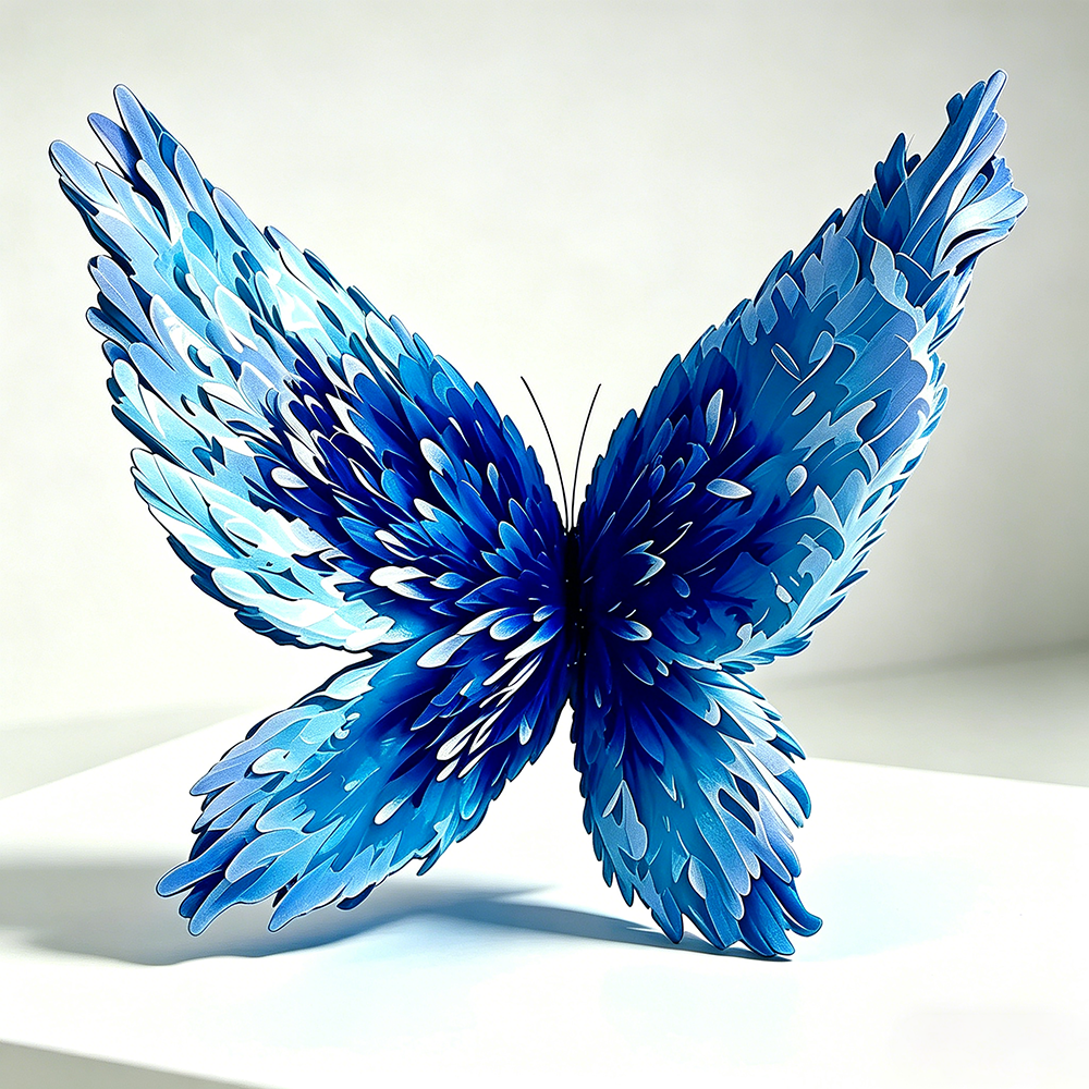 Flowerva Butterfly Veil Arc Art Accent