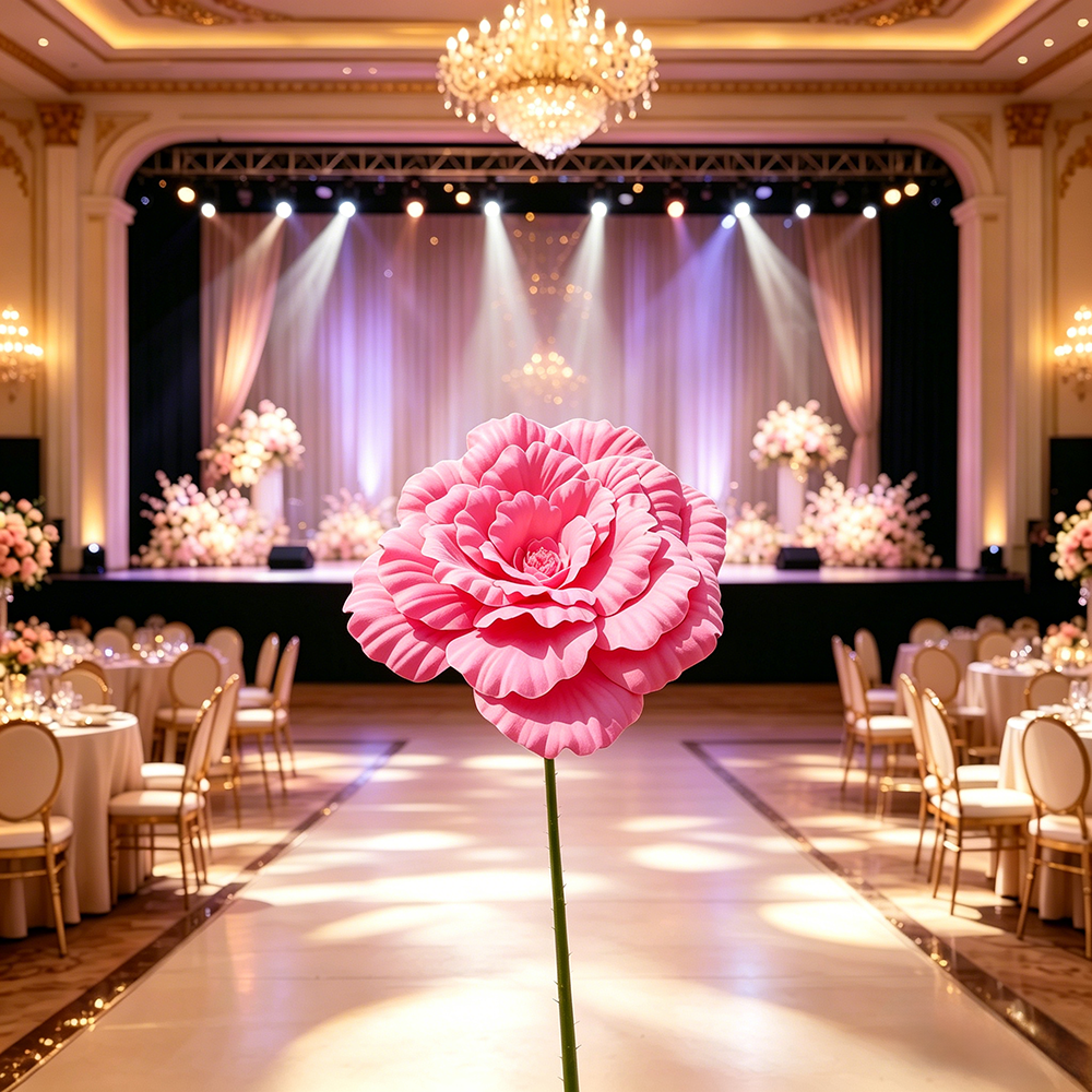 Flowerva Peony Sheer Opulence Premium Decor