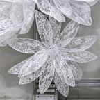 Flowerva Lace Silhouette Floral Art Installation