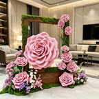 Flowerva Rose Contour Formwork Premium Decor