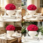 Flowerva Vibrant Sphere Vase Premium Decor