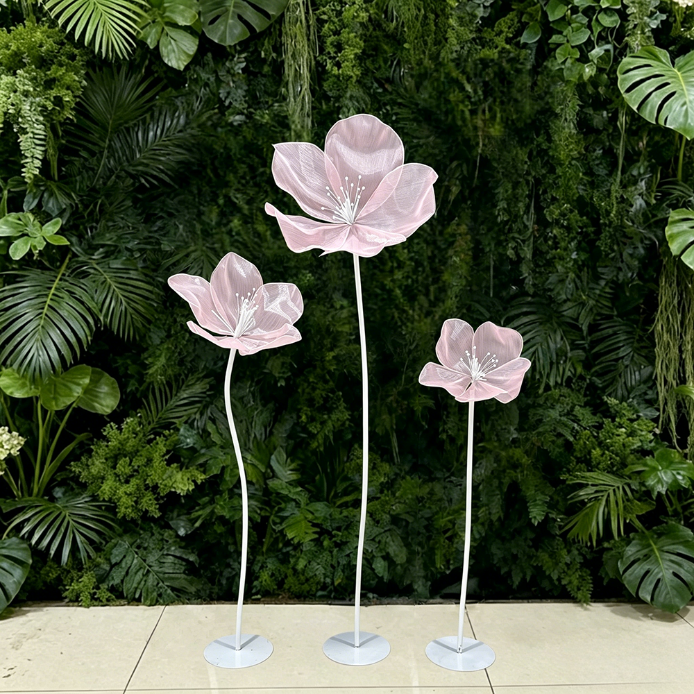 Flowerva Sheer Pearlescent Rhythm Premium Decor
