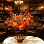 Flowerva Earthy Everlasting Vase Arrangement Premium Decor