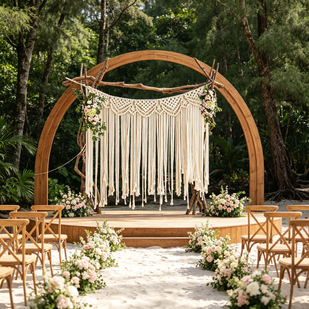 Boho Chic Macramé Handwoven Tapestry