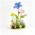 Flowerva Fuzzy Whimsy Centerpiece Flower Wedding Decoration
