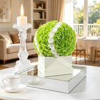 Flowerva Tennis Ball Silhouette Display Premium Decor