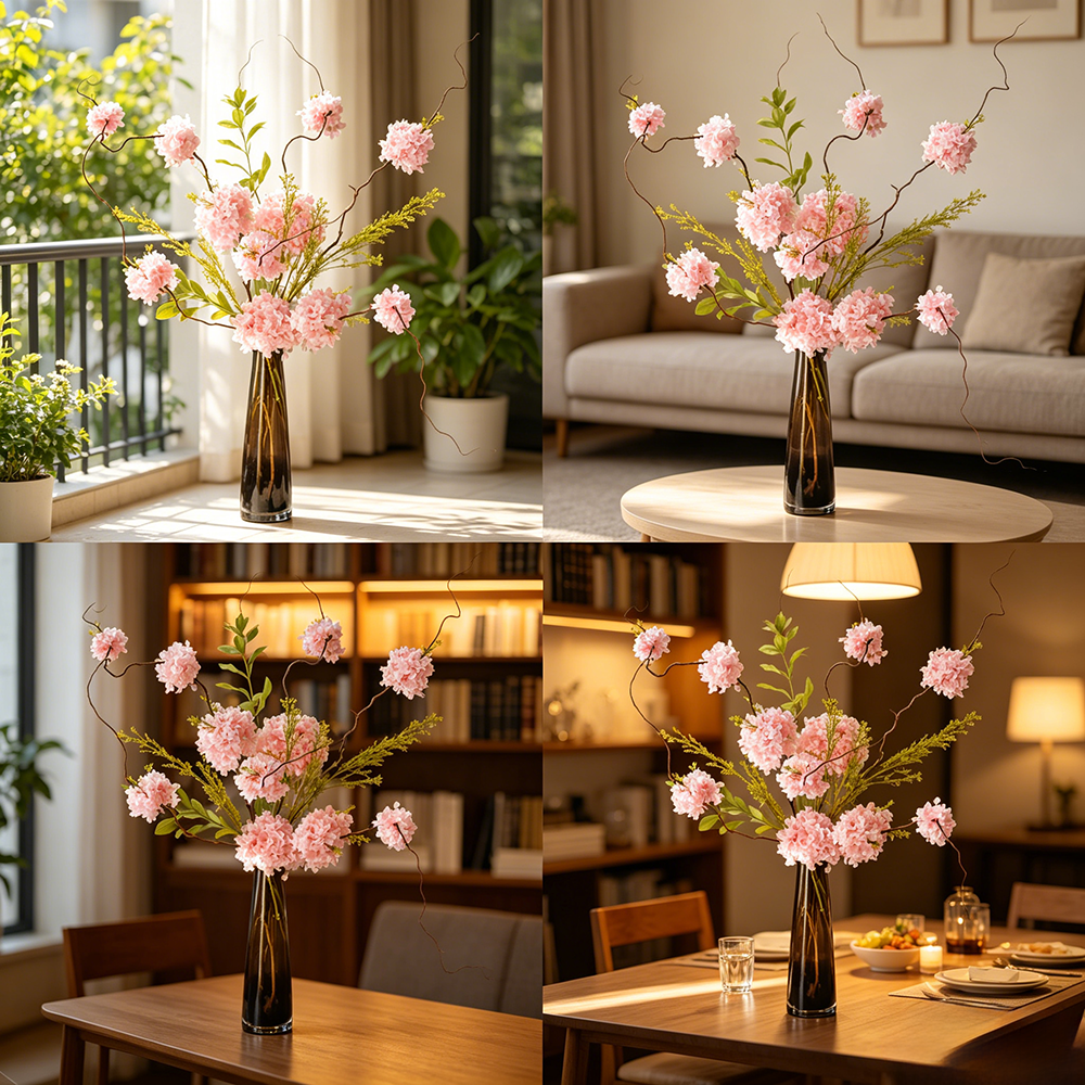 Flowerva Spring Whisper Vase Arrangement Premium Decor