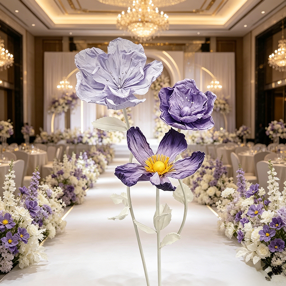 Flowerva Sculptural Petal Grove Premium Decor
