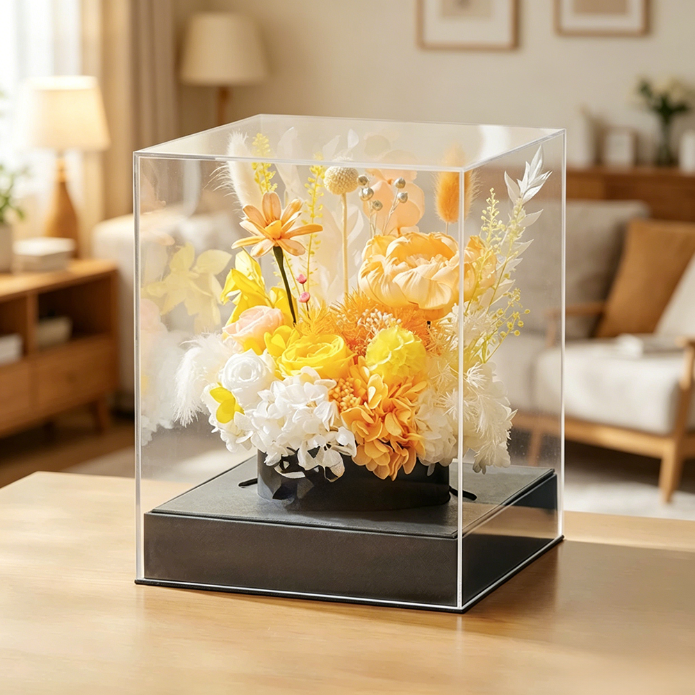 Flowerva Curated Acrylic Display Premium Decor