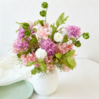 Flowerva Soft Everlasting Vase Arrangement Premium Decor