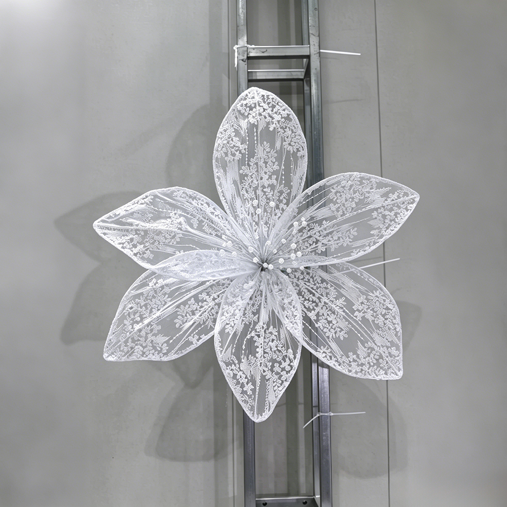 Flowerva Lace Silhouette Bloom Art Installation