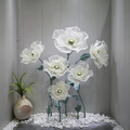 Flowerva Sheer Poppy Whisper Premium Decor