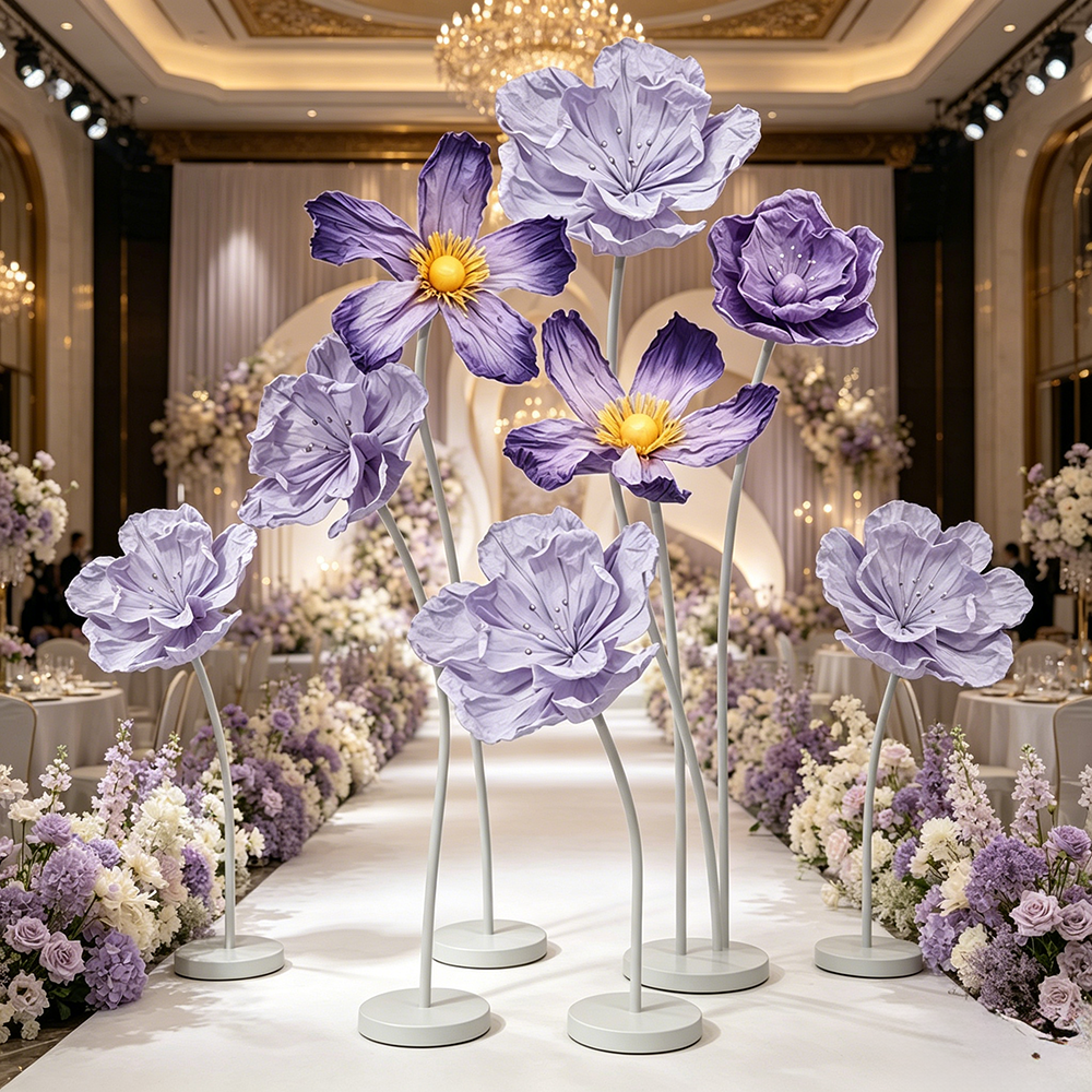 Flowerva Sculptural Petal Grove Premium Decor