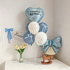 Flowerva French Romantic Birthday Balloon Table Decoration Party Ornament