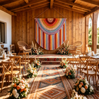 Boho Chic Macramé Woven Wall Art with Fringe Accents