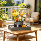 Flowerva Citrus & Sky Vibrant-Tone Display Premium Decor