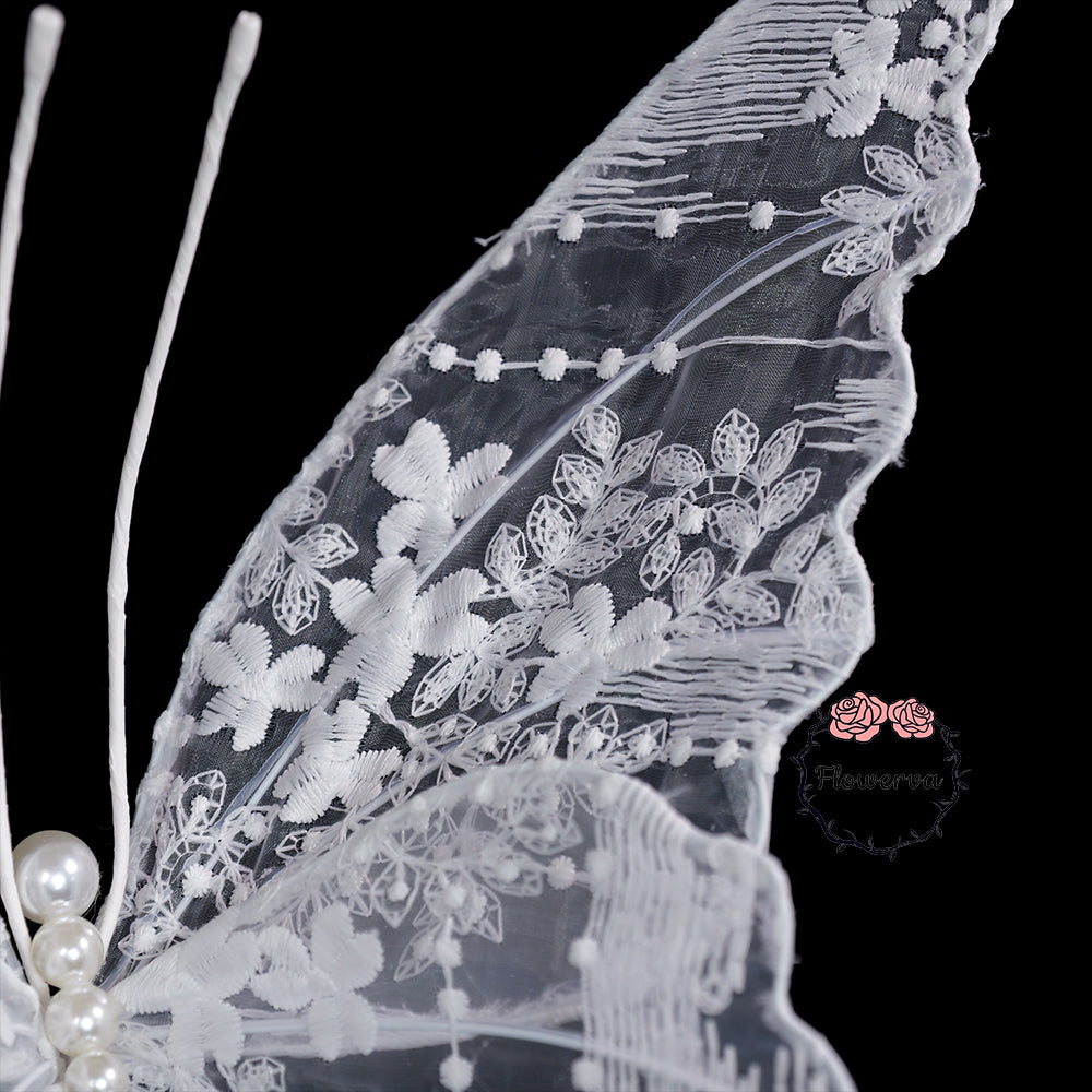 Flowerva Velvet Wing Lace Art Accent