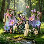 Flowerva Enchanted Frame Nook Premium Decor