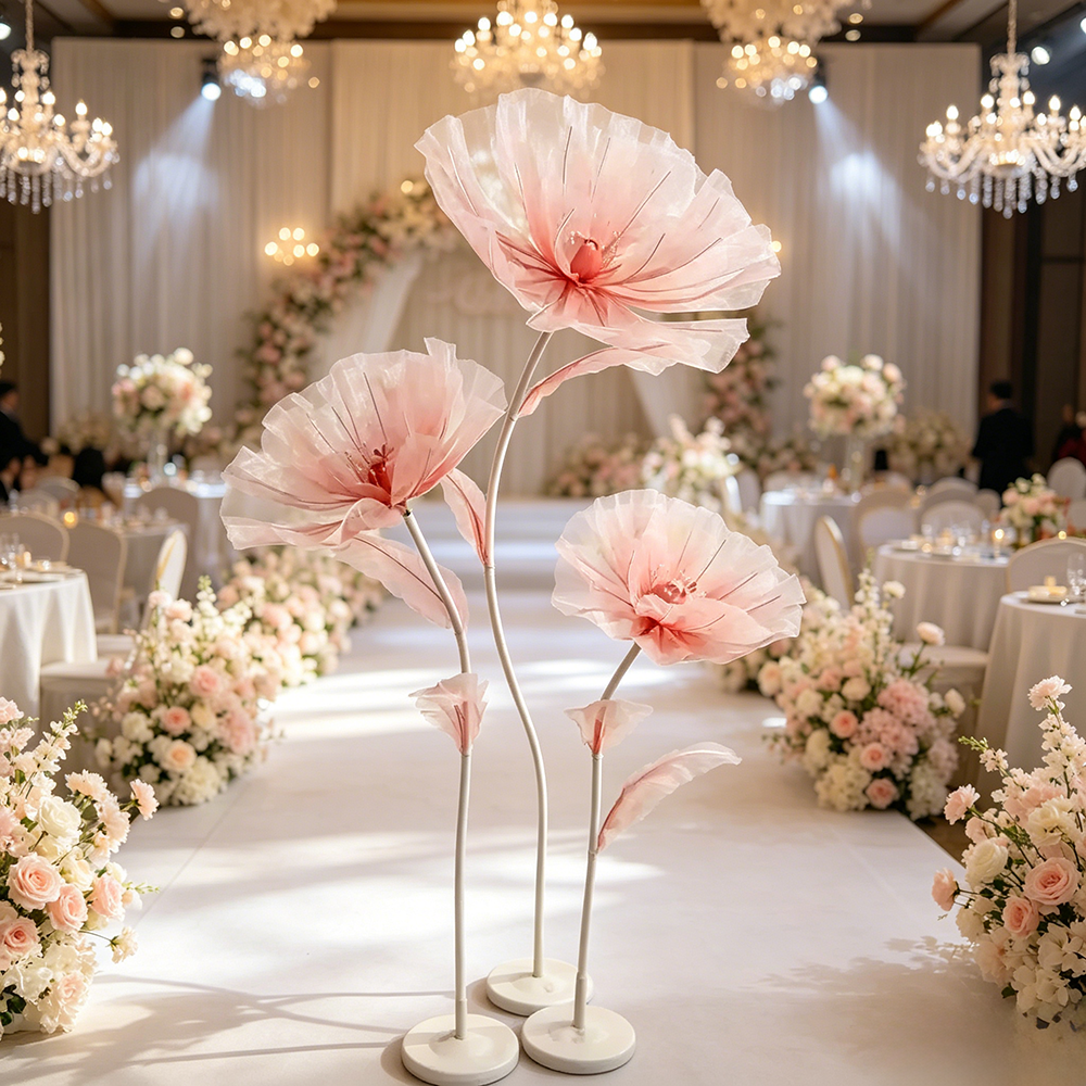 Flowerva Ethereal Sheer Petal Aisle Wedding Decoration