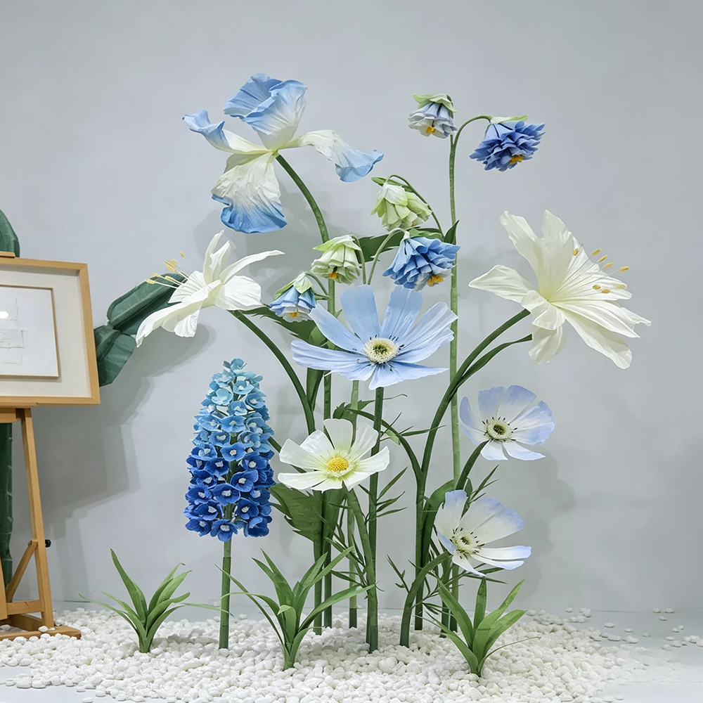 Flowerva Blue Meadow Cadence Premium Decor
