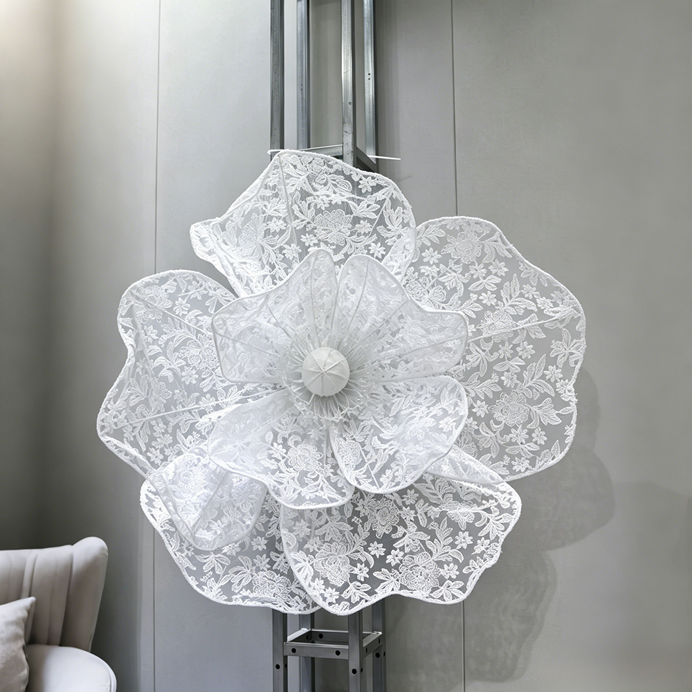 Flowerva Lace Silhouette Floral Art Installation