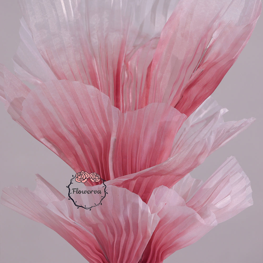 Flowerva Merlot Aura Pleat Table Flower