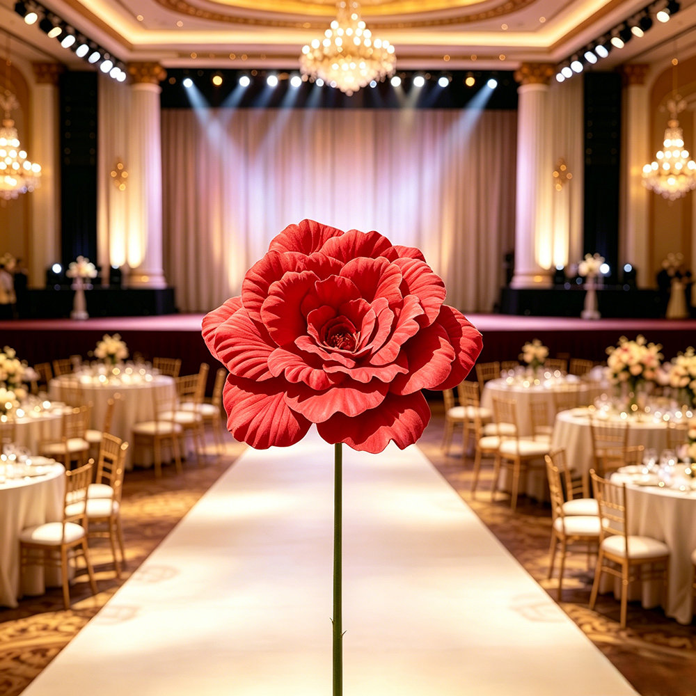 Flowerva Peony Sheer Opulence Premium Decor
