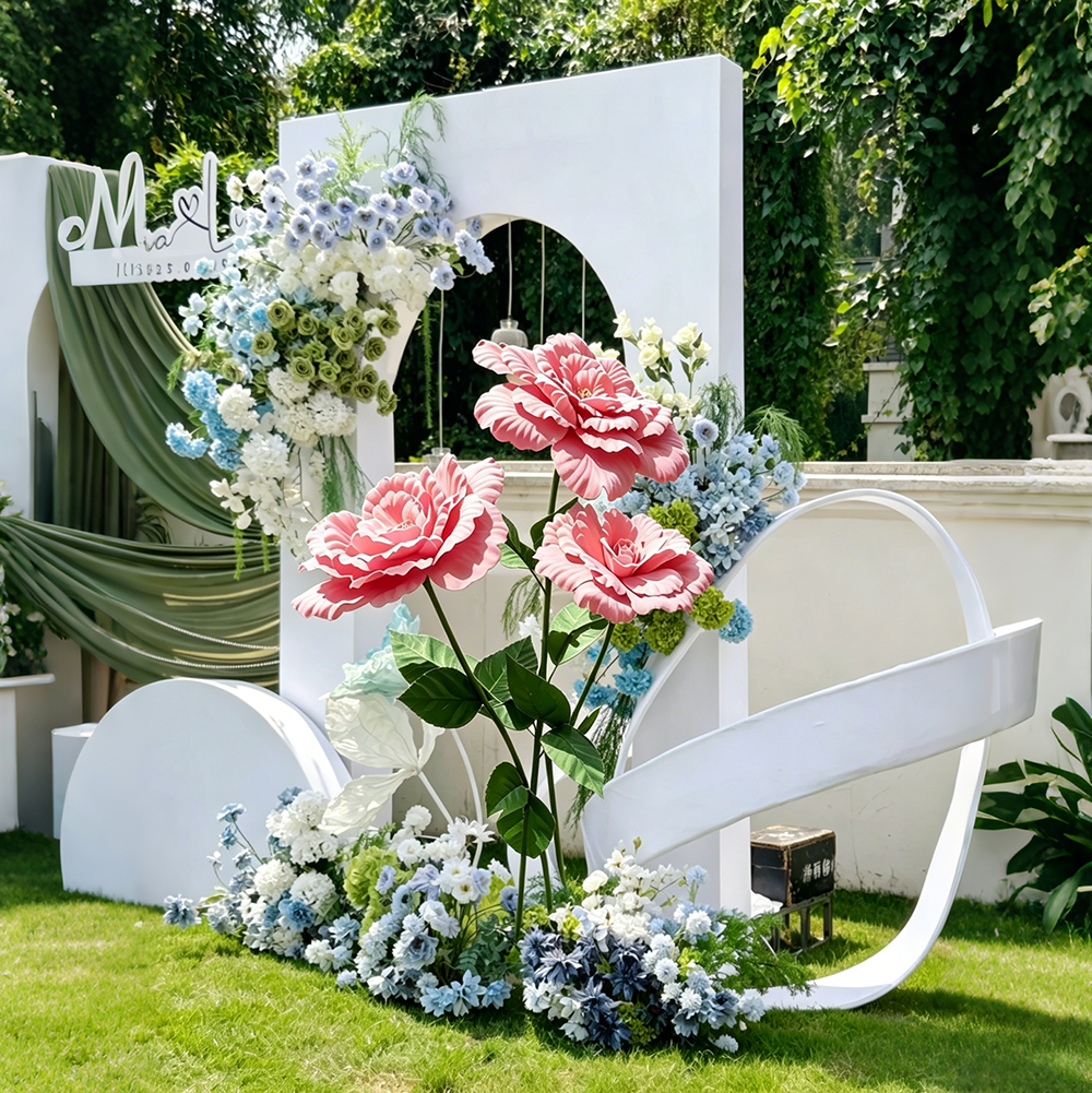 Flowerva Peony Sheer Opulence Premium Decor
