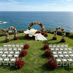 Flowerva Opulent Satin Atelier Installation Wedding Decor