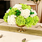 Flowerva Regal Opulencia Fruncida Decoración Premium