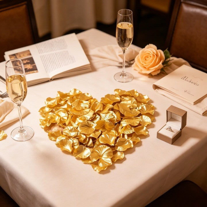 Flowerva  Proposal Scene Decor & Wedding Confetti —Gold