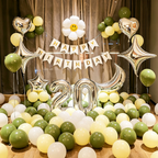 Flowerva Birthday Party Balloon Set Atmosphere Scene Decoration