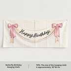 Flowerva Cream Champagne Number Birthday Balloon Set