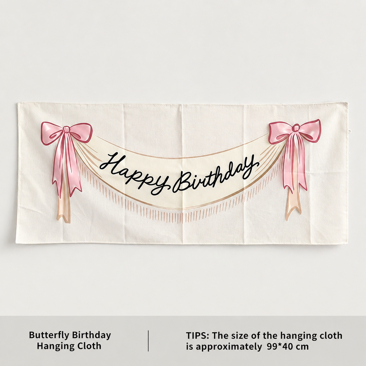 Flowerva Cream Champagne Number Birthday Balloon Set