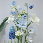 Flowerva Blue Meadow Cadence Premium Decor