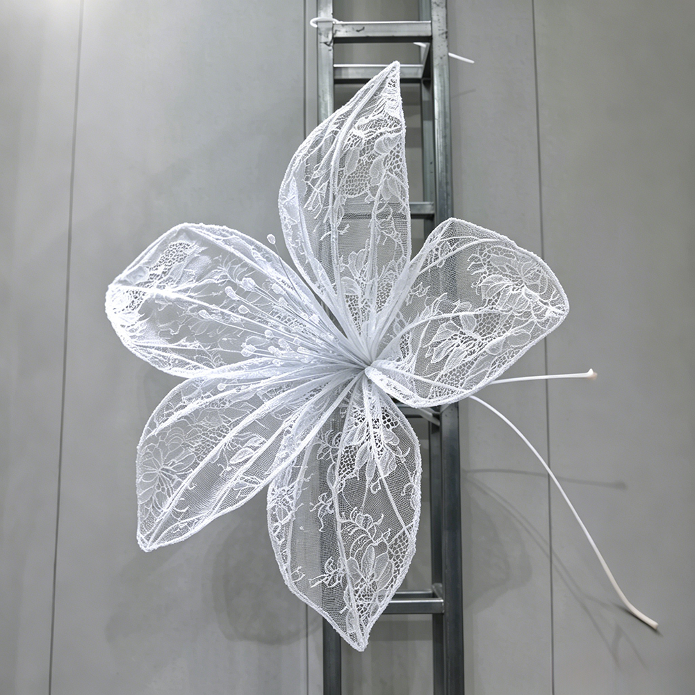 Flowerva Lace Silhouette Bloom Art Installation